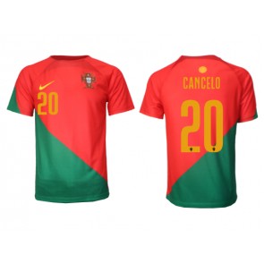 Portugal Joao Cancelo #20 Hemmatröja VM 2022 Kortärmad